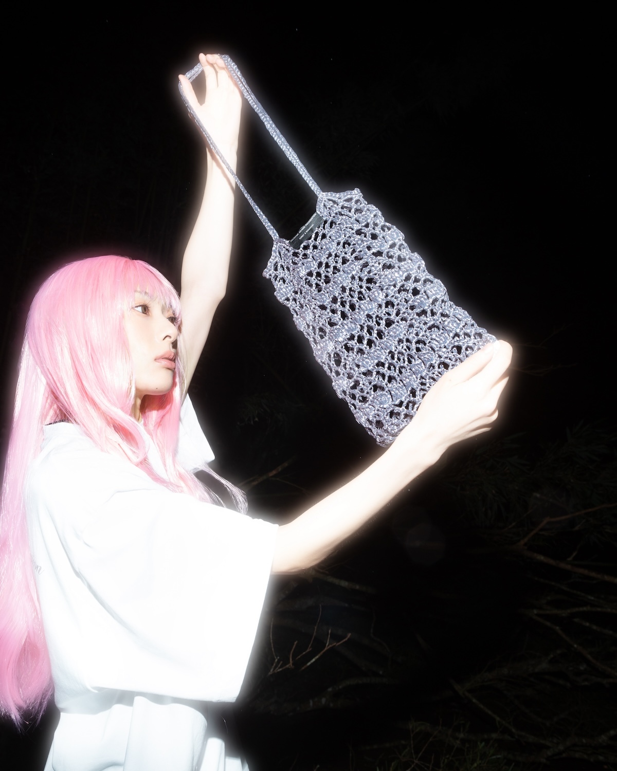 F.I.F.｜F03 Eco Raffia Bag (Black、Grey、Silver、Yellow Green、Coral)