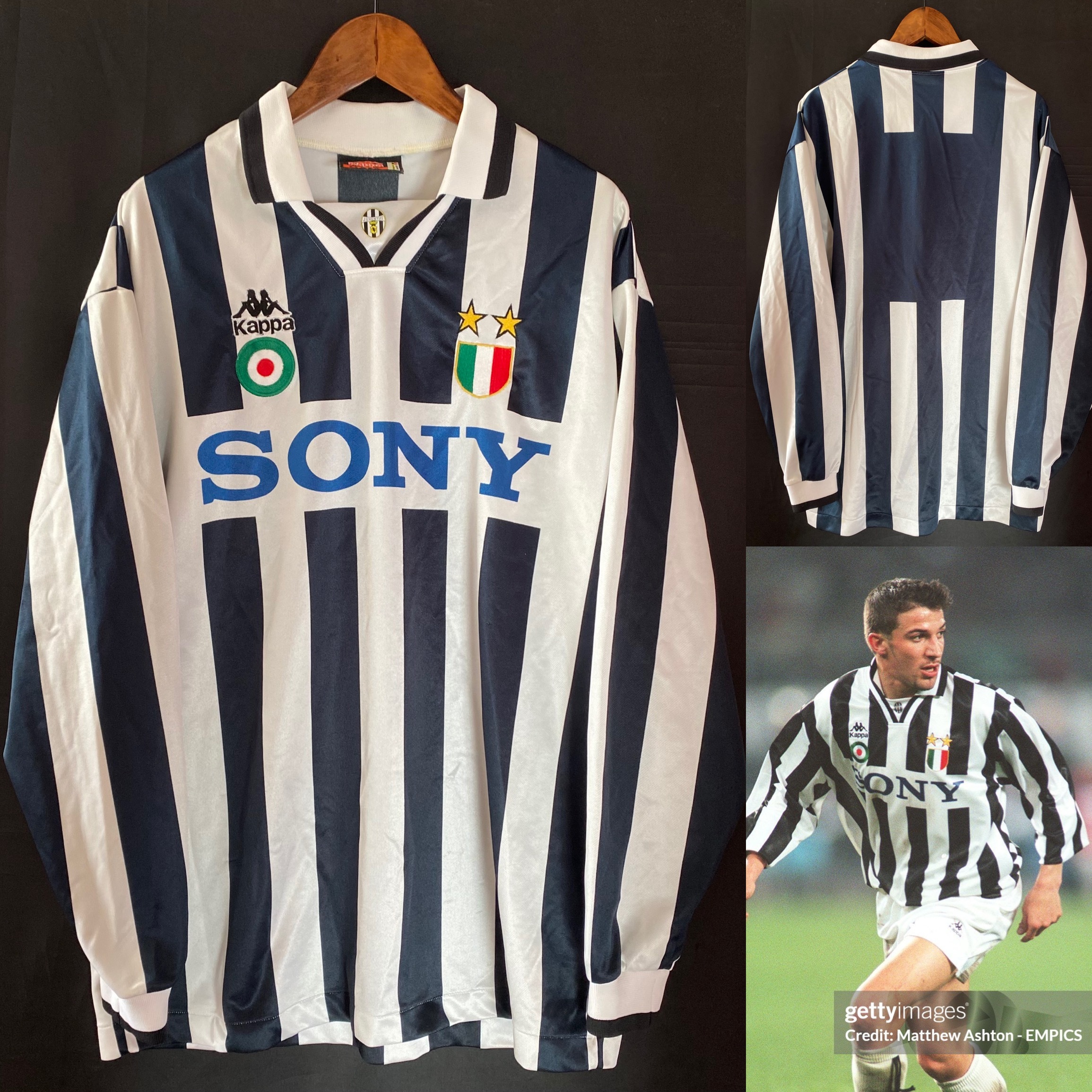 Juventus 1995-1996 Kappa L/S Home Shirt