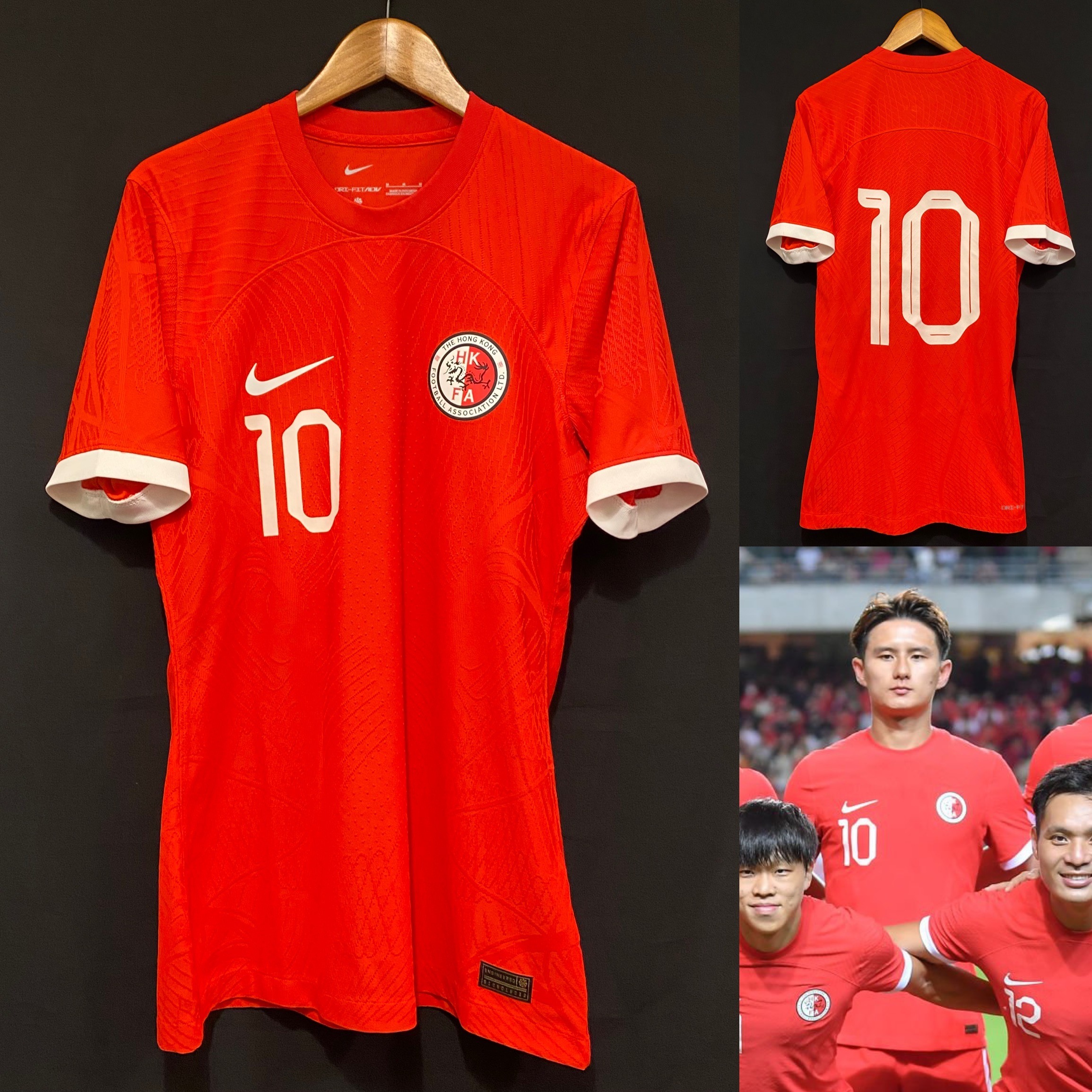 (Player Issue) Hong Kong Football Team 2023-2024 Nike Home Player Issue Shirt #10