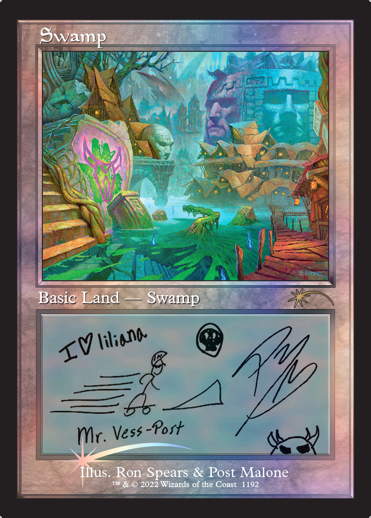 Foil Retro Frame Swamp