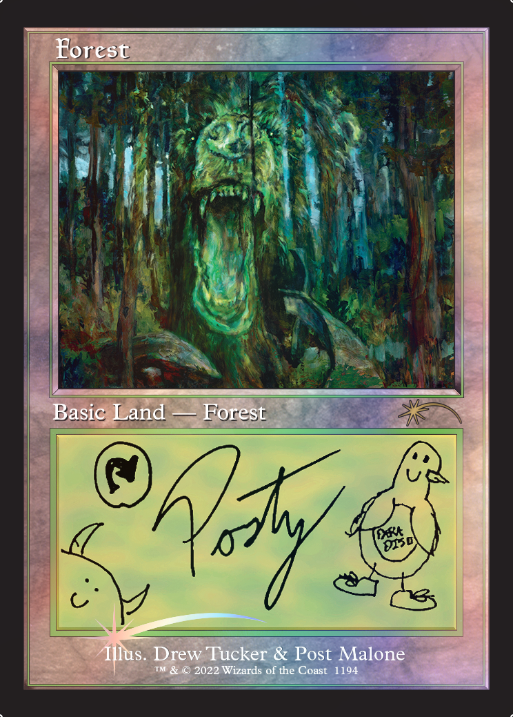 Foil Retro Frame Forest