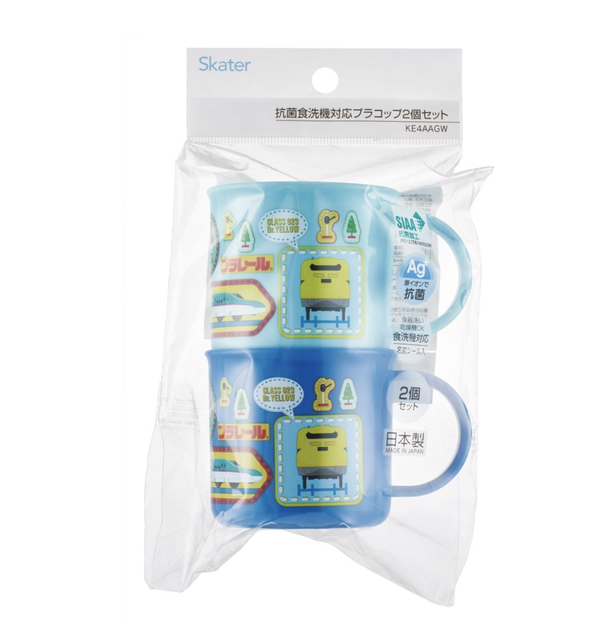 Skater 新幹線200ml兒童水杯2個裝