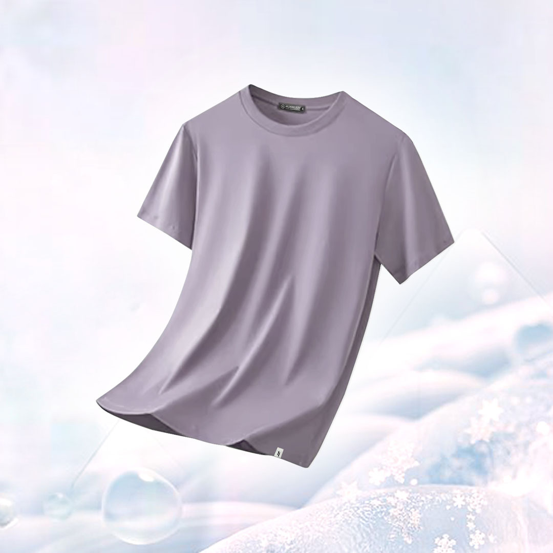 Sorona冰感認證-透沁涼感素Ｔ (兒童款)-薰衣紫