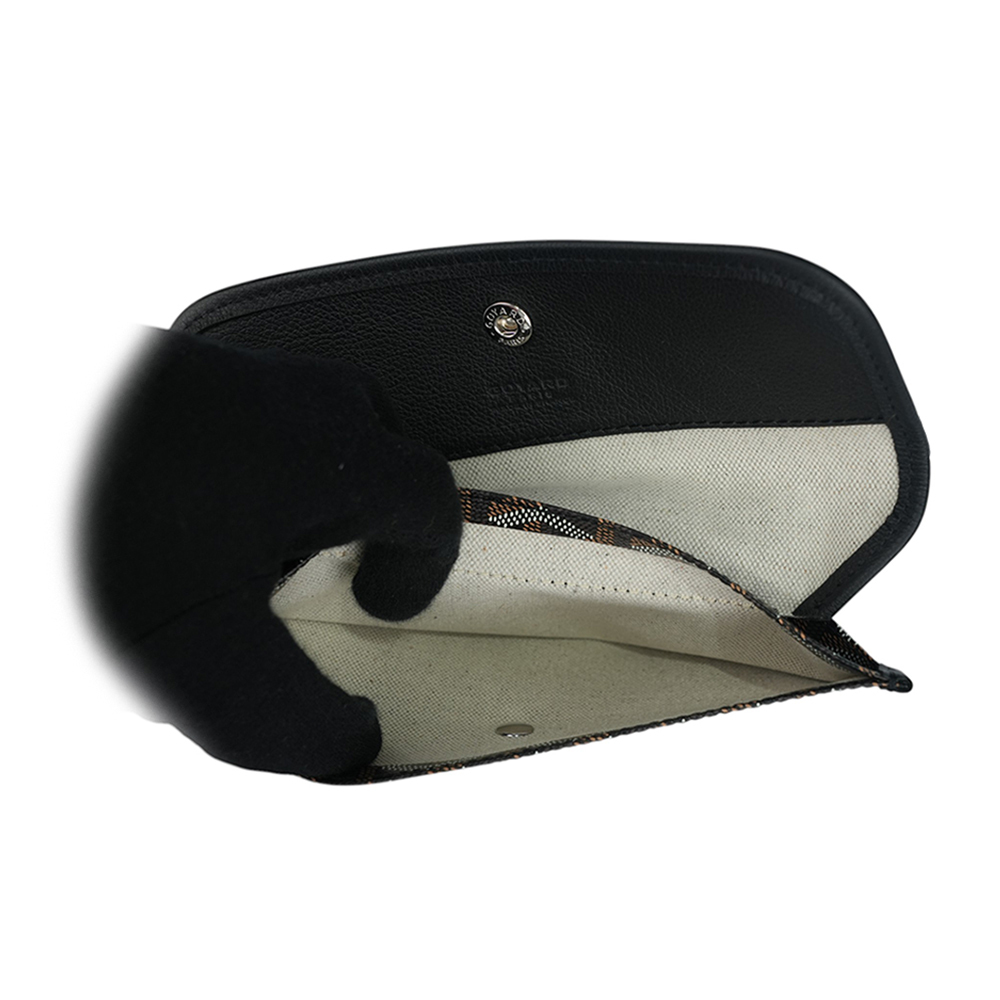 【GOYARD】Boheme Hobo 限定版灰色蜻蜓拉鍊肩背包(黑色)BOHEMEPMLTY01CL01P-D