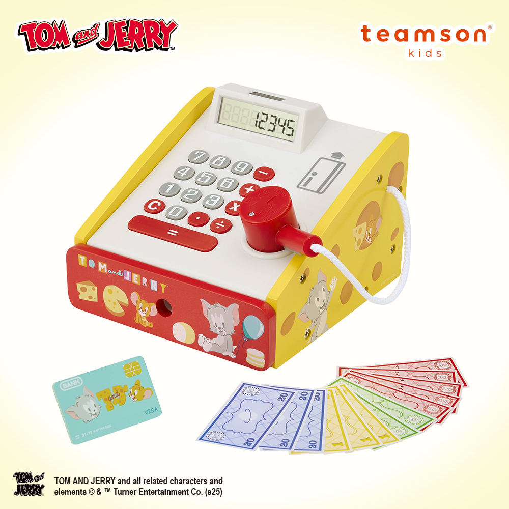 Teamson Tom and Jerry 小老闆木製聲光收銀機組