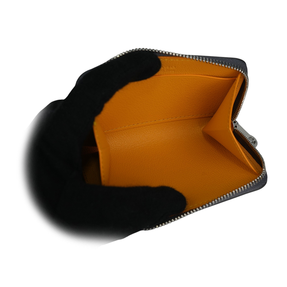 【GOYARD】Matignon 塗層帆布及小牛皮ㄇ形拉鍊零錢包/卡夾包MATIGNMINTY51CL51P