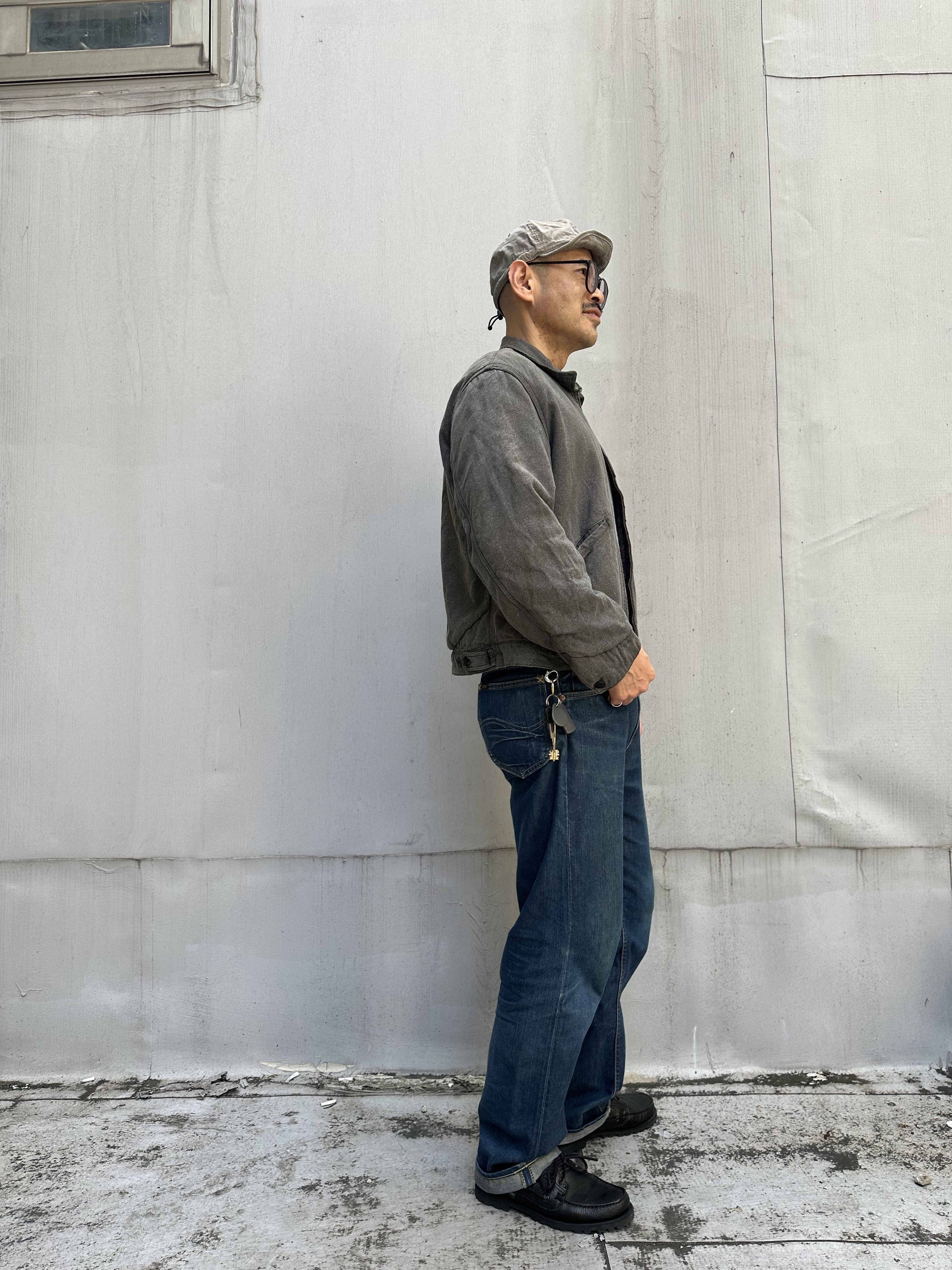 50s WEARWELL Black Chambray Work Jacket