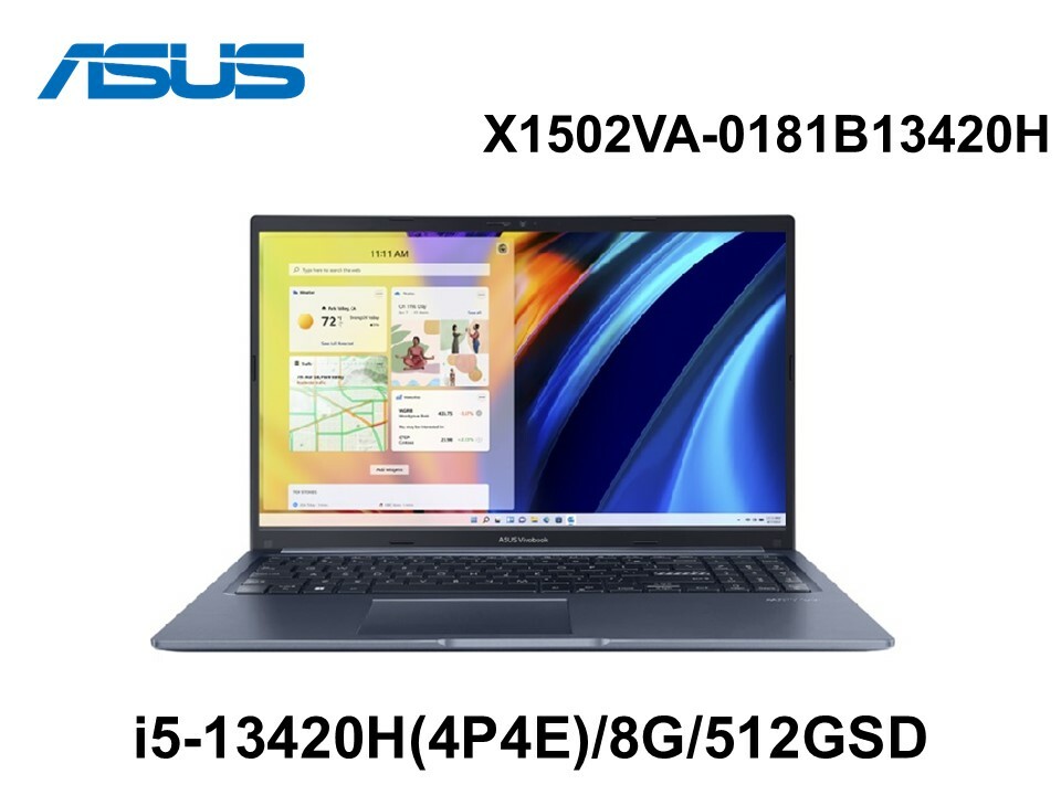ASUS 華碩 X1502VA-0181B13420H 午夜藍 15.6吋筆電 i5-13420H/8G/512GSSD