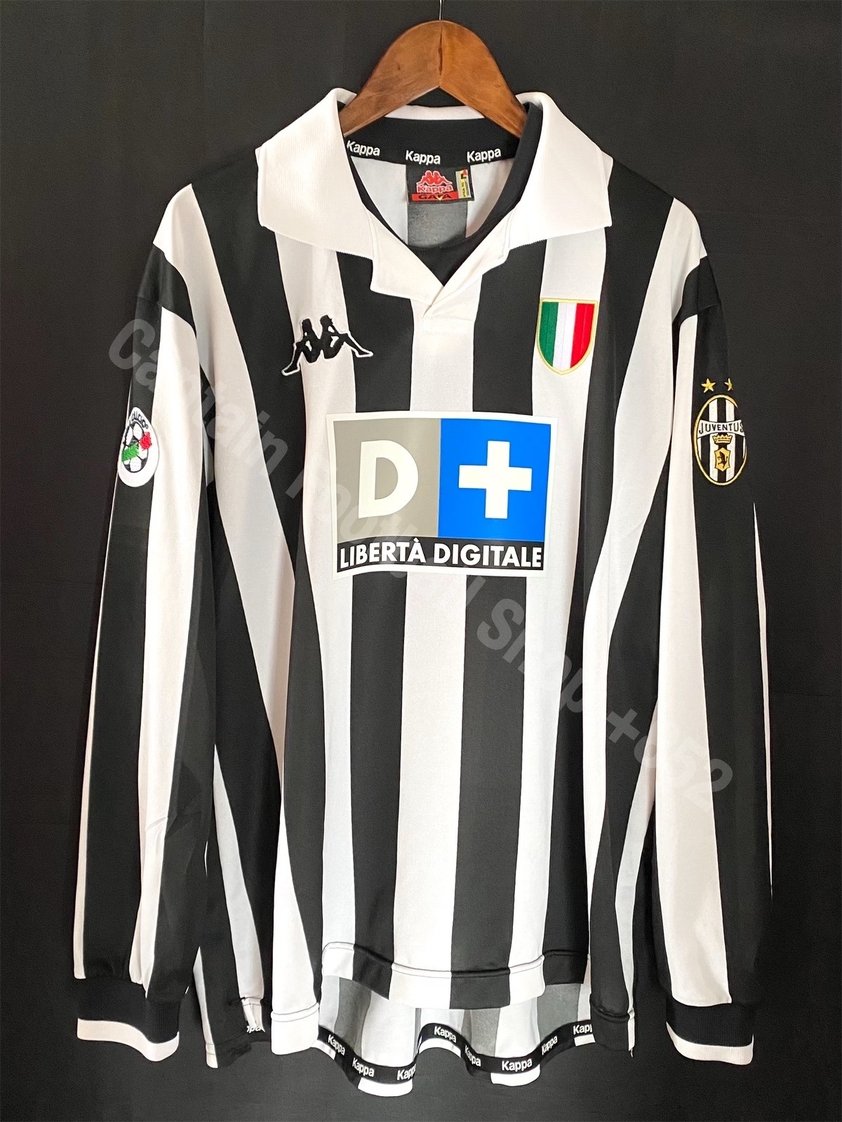 Juventus 1998-1999 Kappa L/S Home Shirt #21 ZIDANE