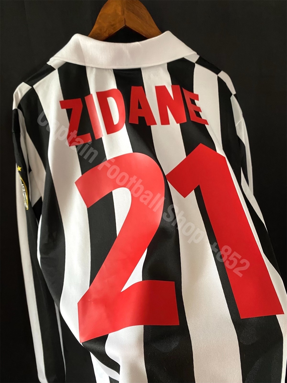 Juventus 1998-1999 Kappa L/S Home Shirt #21 ZIDANE