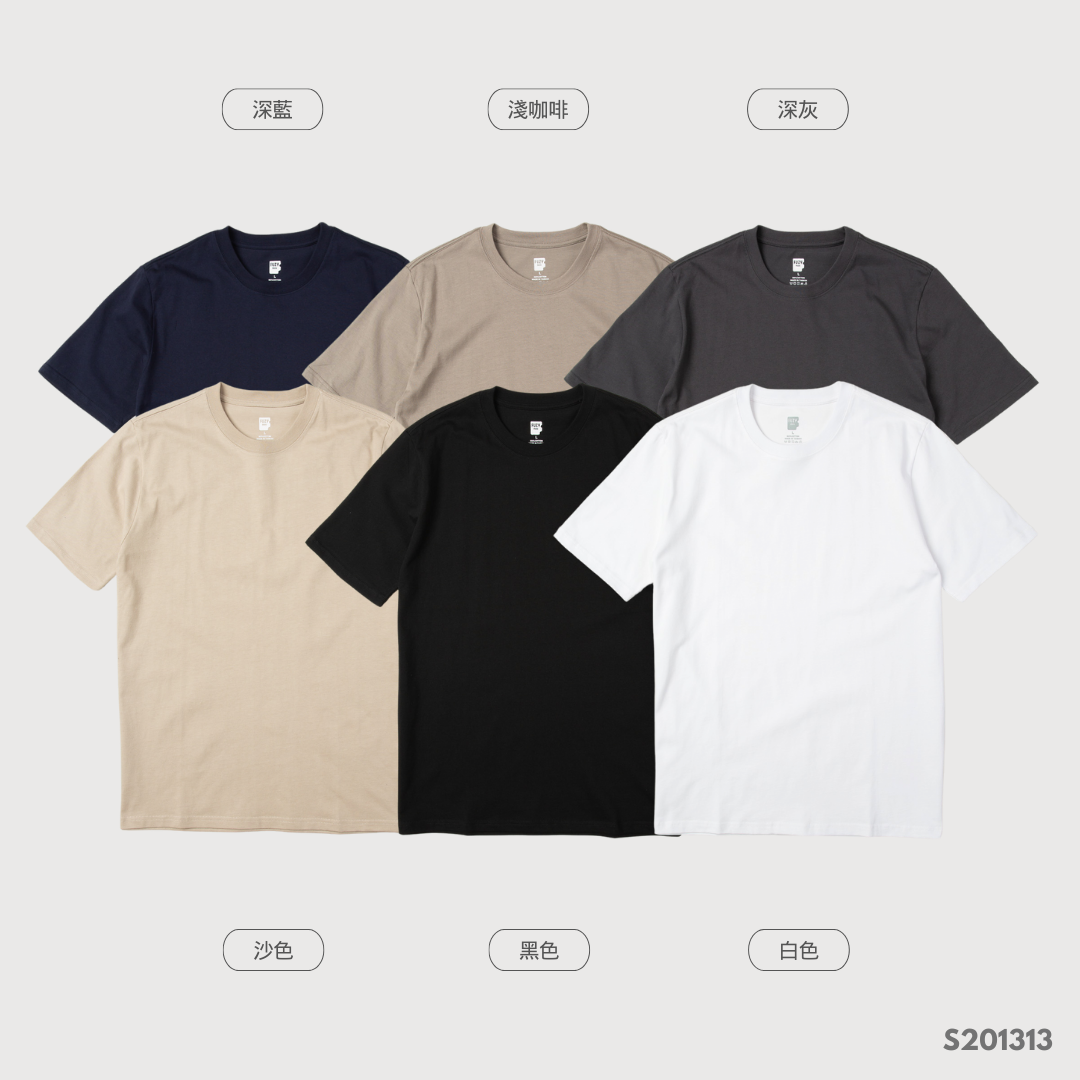 16支 重磅 短T 台灣製 素T 純棉 素tee【 FUZY MADE 】 - S201313
