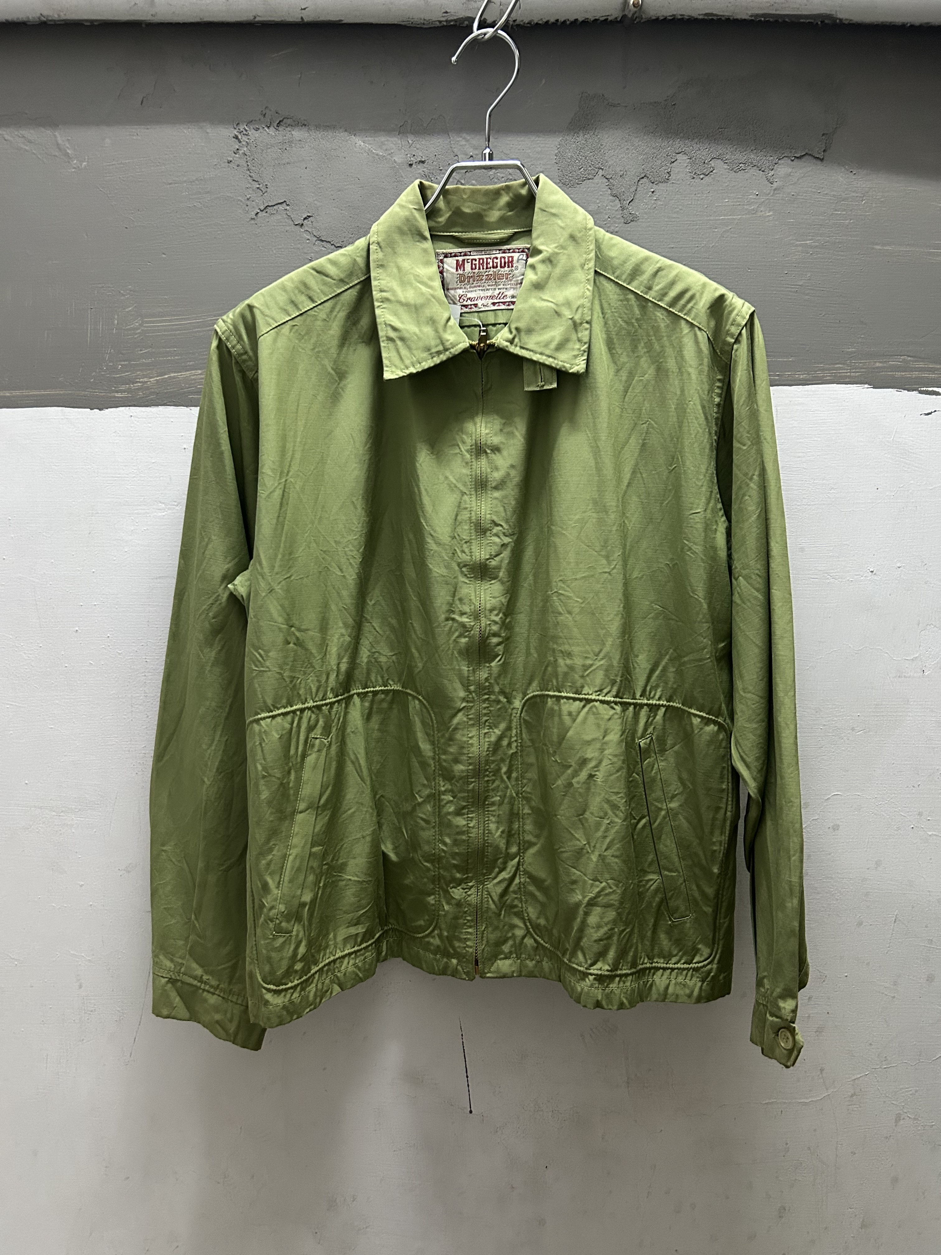 60s McGREGOR Mint Green Drizzler Jacket Made in USA
