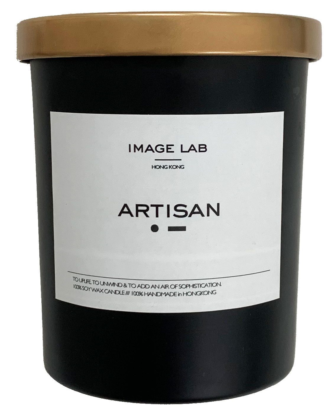 Image Lab 黑色連蓋蠟燭 Image Lab Black Candle with Cover 220g