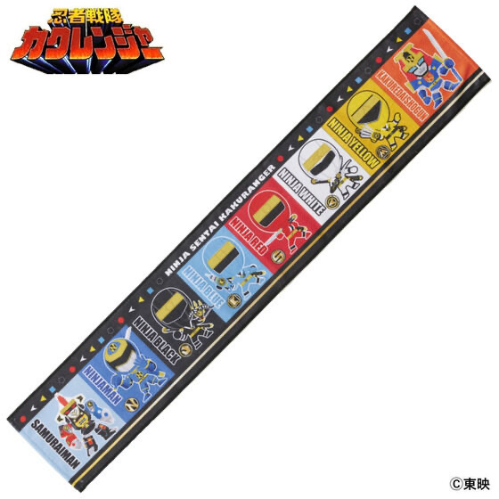 228597 Pbandai 預訂 2025/5月 【忍者戦隊カクレンジャー第三部・中年奮闘編】記念　デフォルメ　マフラータオル