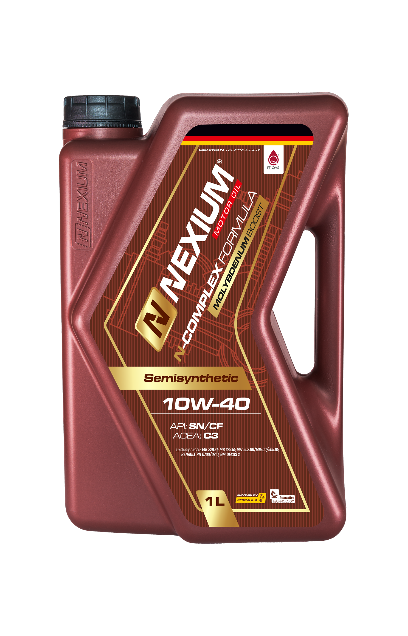 耐速N NEXIUM 長效型鉬粒子潤滑油 N-Complex Formula 10W40 C3