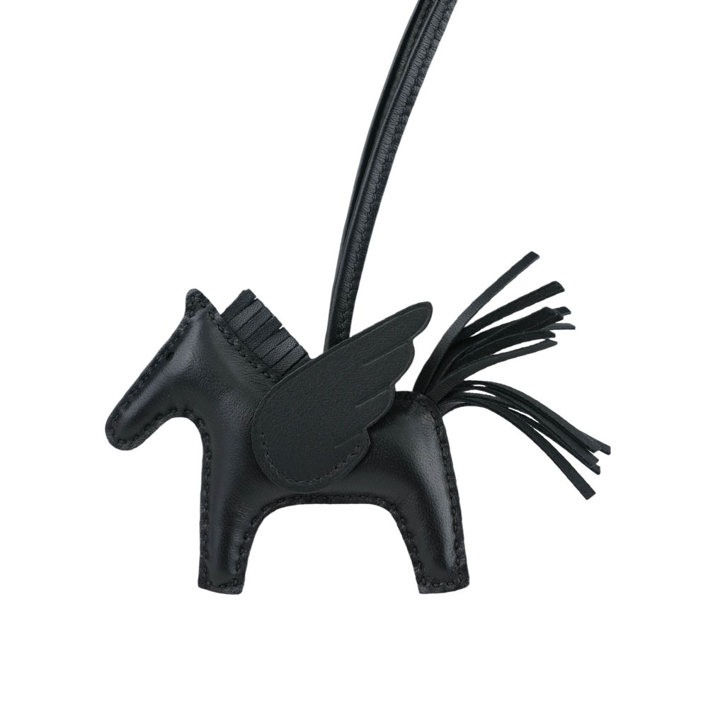 【HERMES】Rodeo Pegase PM Charm 飛馬吊飾(黑色) W CY
