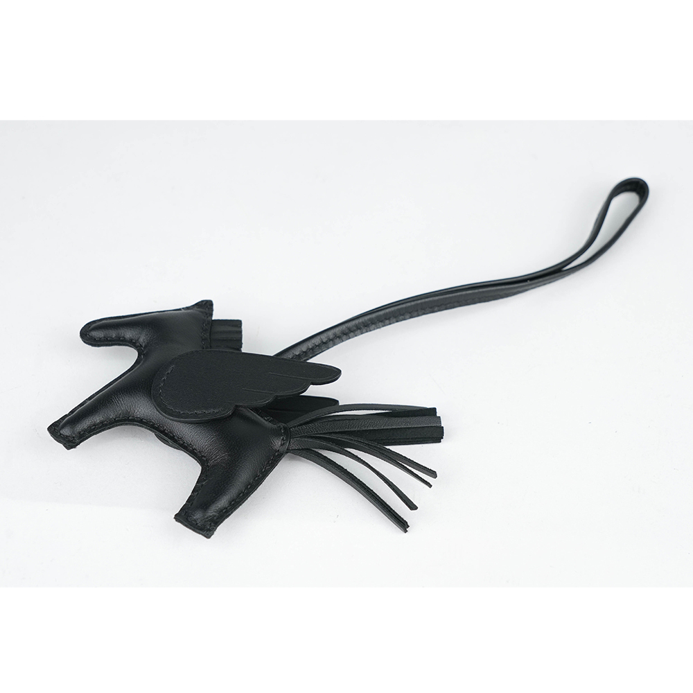 【HERMES】Rodeo Pegase PM Charm 飛馬吊飾(黑色) W CY