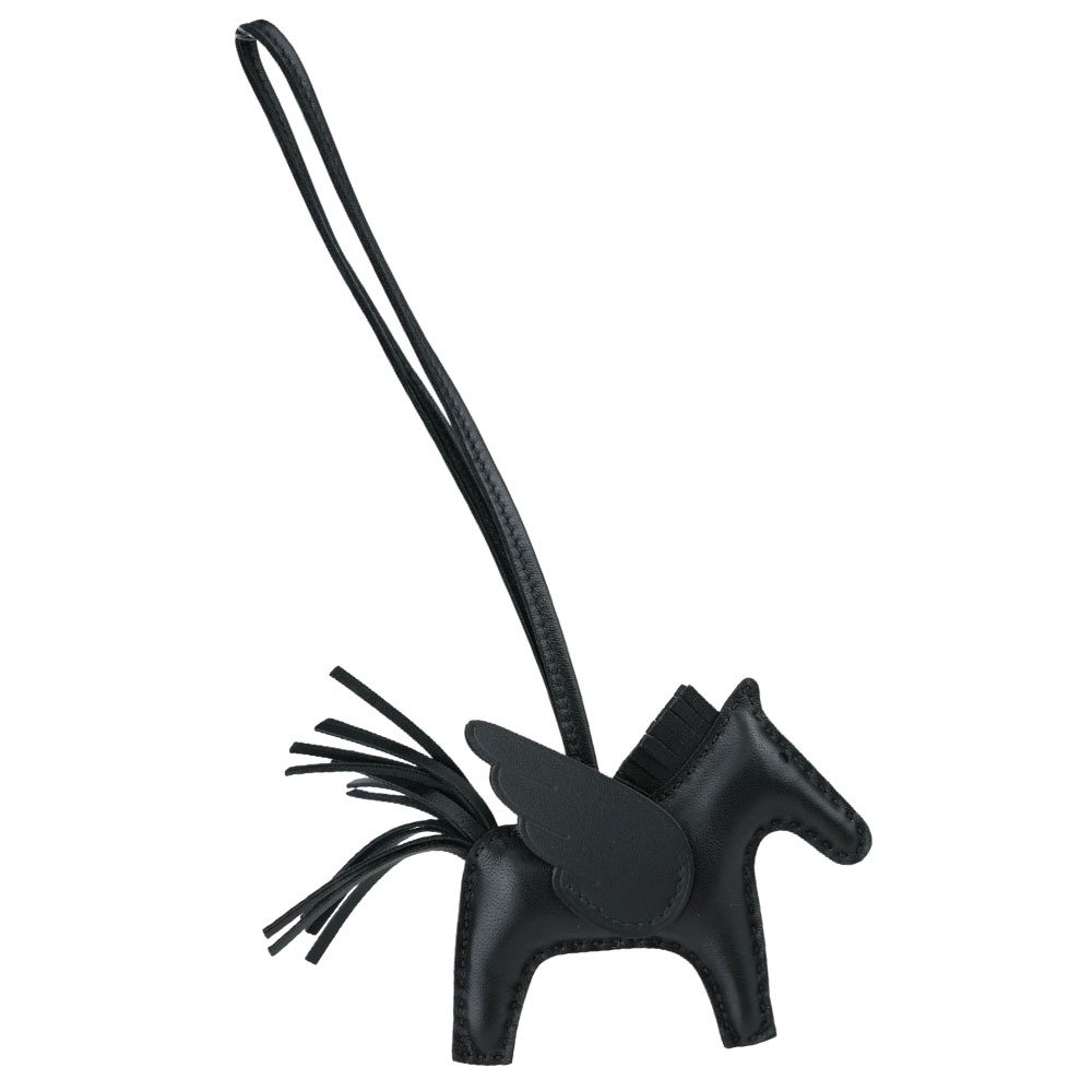 【HERMES】Rodeo Pegase PM Charm 飛馬吊飾(黑色) W CY