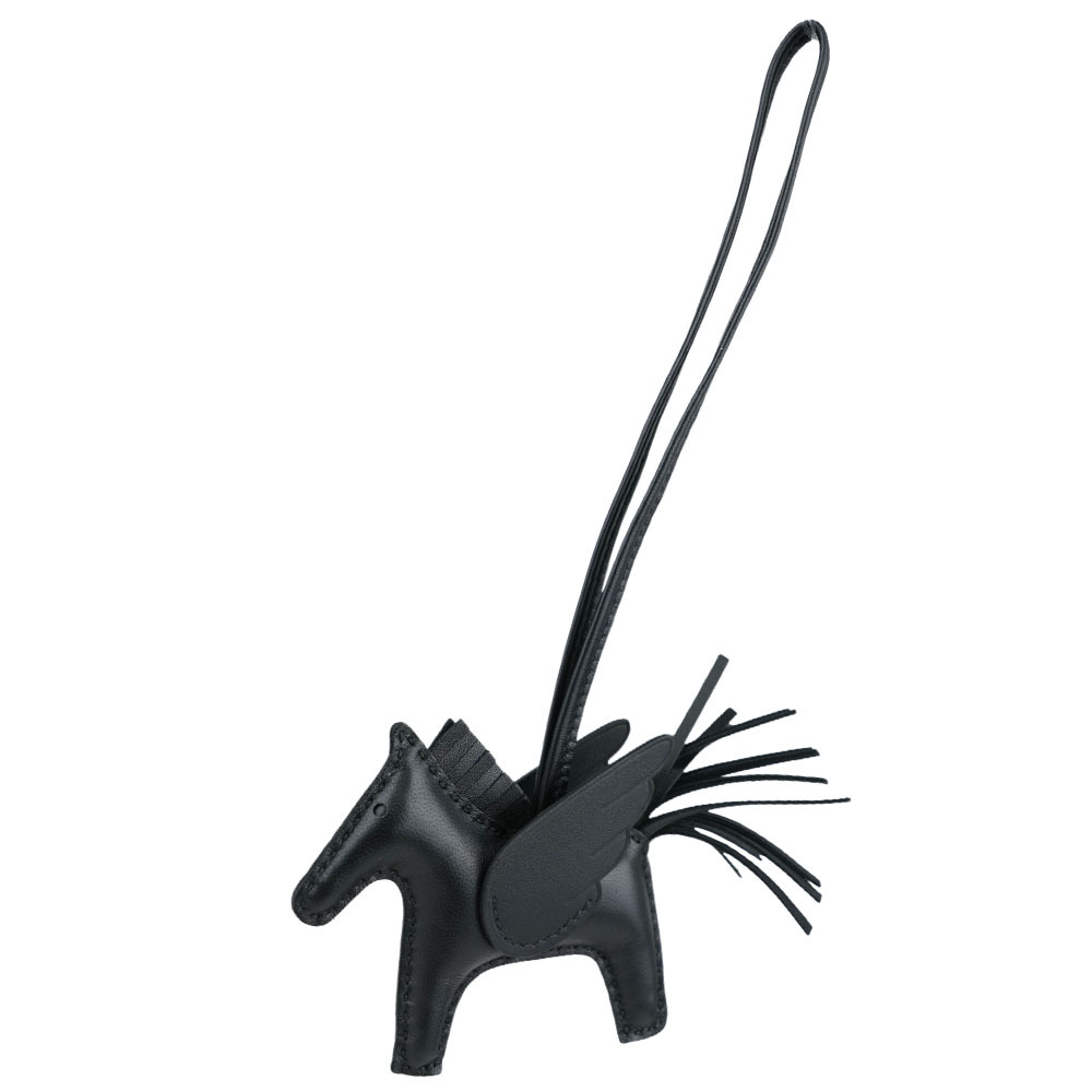 【HERMES】Rodeo Pegase PM Charm 飛馬吊飾(黑色) W CY