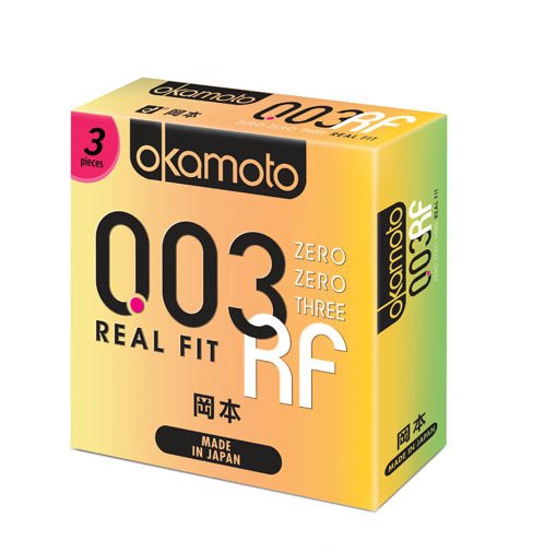 岡本 0.03 貼身超薄 3 片裝 乳膠安全套