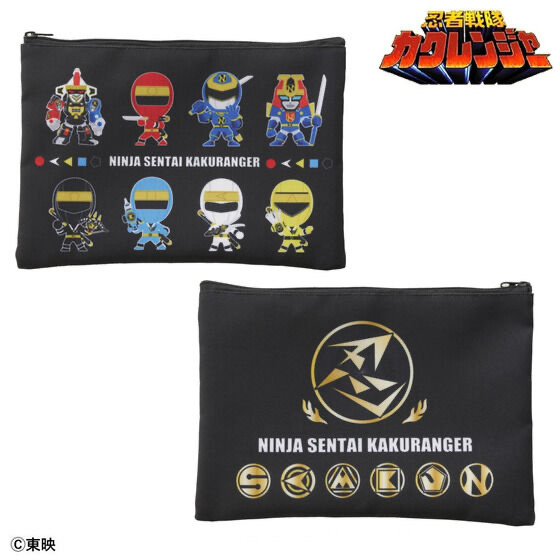 228602 Pbandai 預訂 2025/5月 【忍者戦隊カクレンジャー第三部・中年奮闘編】記念　デフォルメ　ポーチ