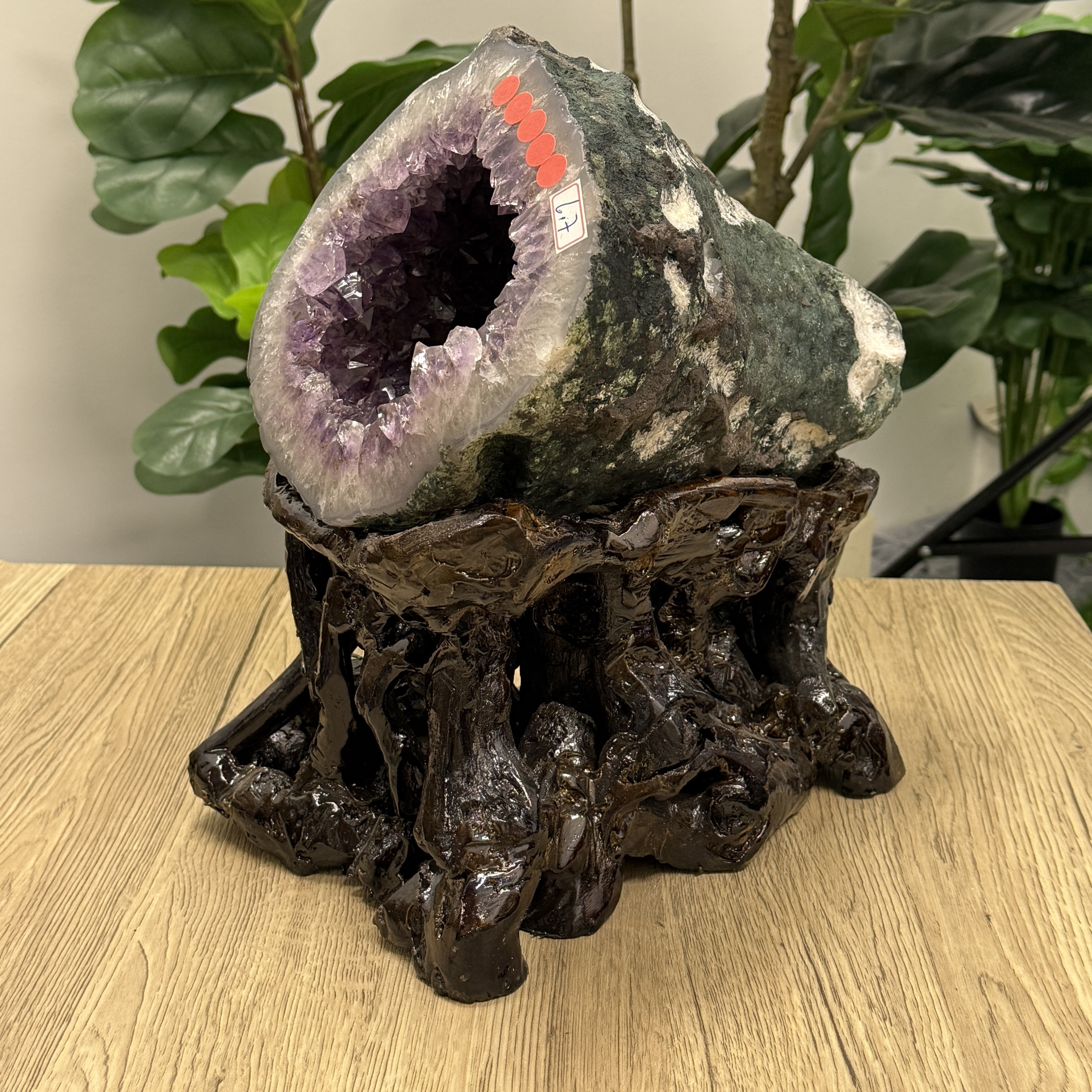 紫晶洞 （鈦晶）洞深22cm AC2187