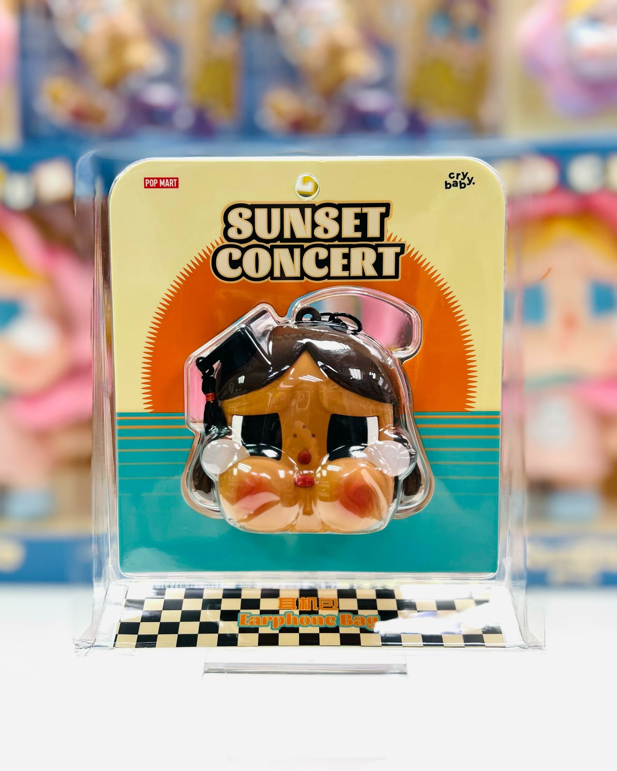 CRYBABY Sunset Concert Series-Earphone Bag  ( POPMART )