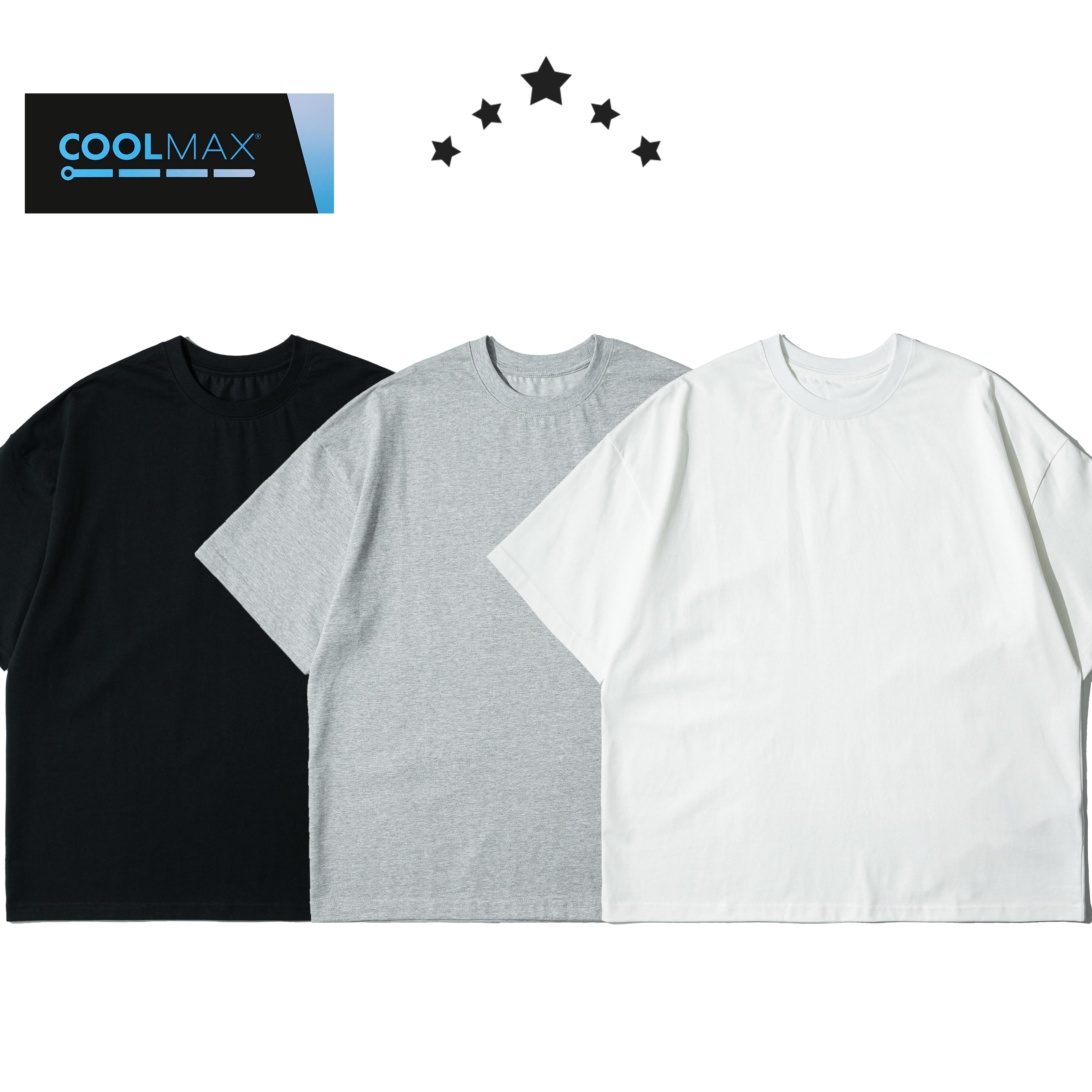 Coolmax Basic Crew Tee 基礎版型 涼感 圓領 短袖Tee [PTR-112]