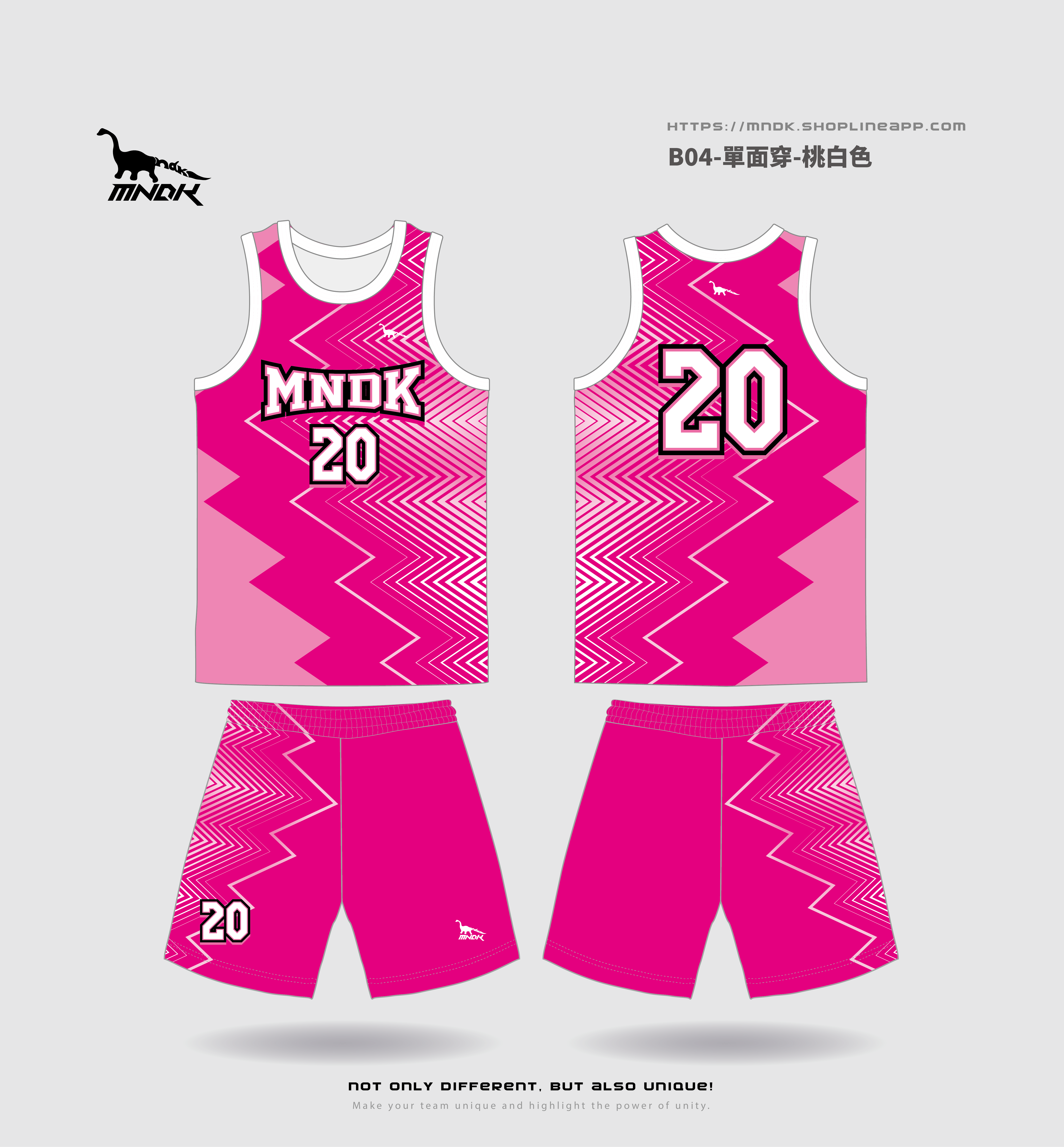 MNDK莫納帝克｜客製化團體服｜專業運動服｜公司制服｜台中basketball B04