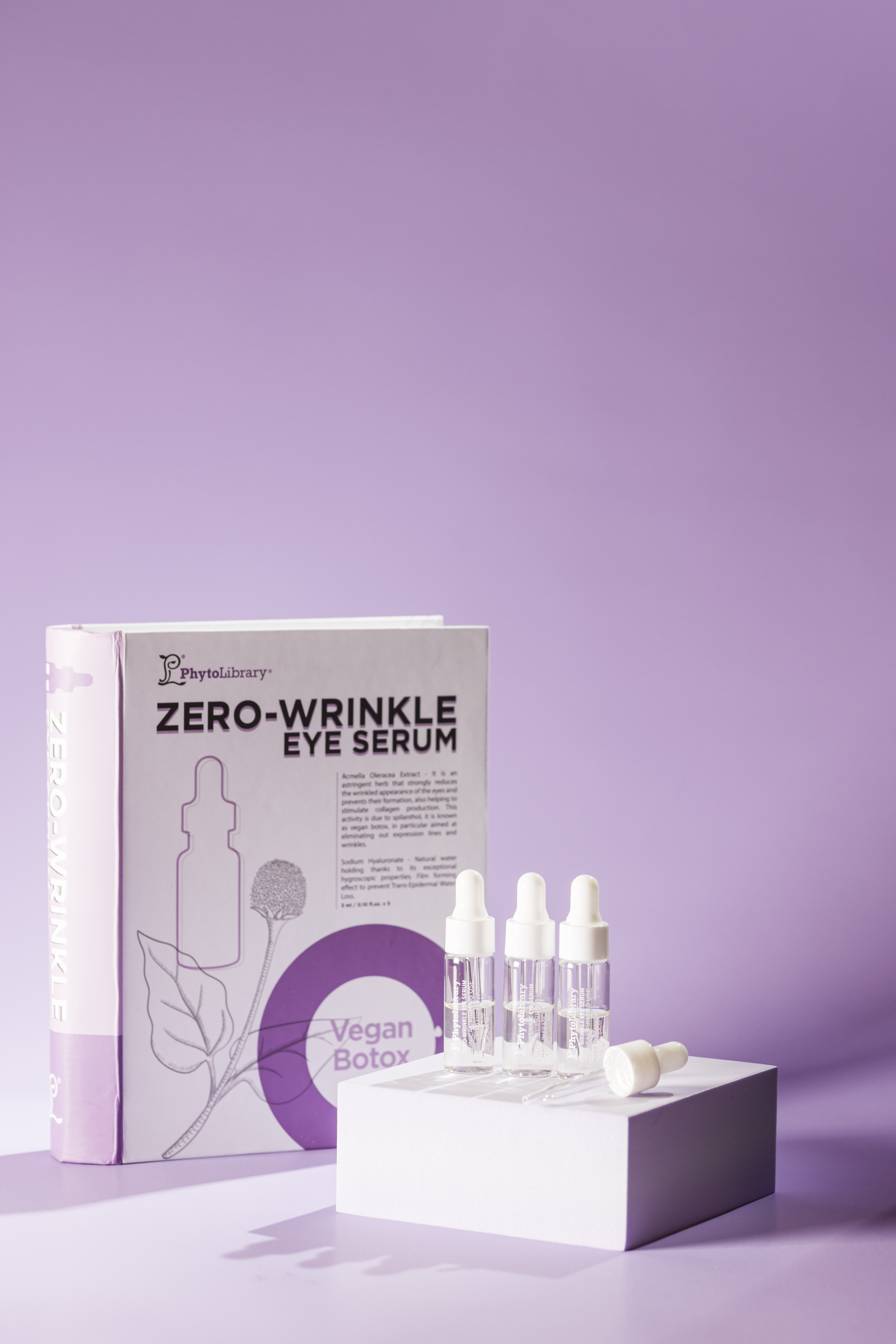 PhytoLibrary 零皺緊緻 水凝眼部精華(3ml x 3支) PhytoLibrary Zero-Wrinkle Eye Serum (3ml x 3 pieces)