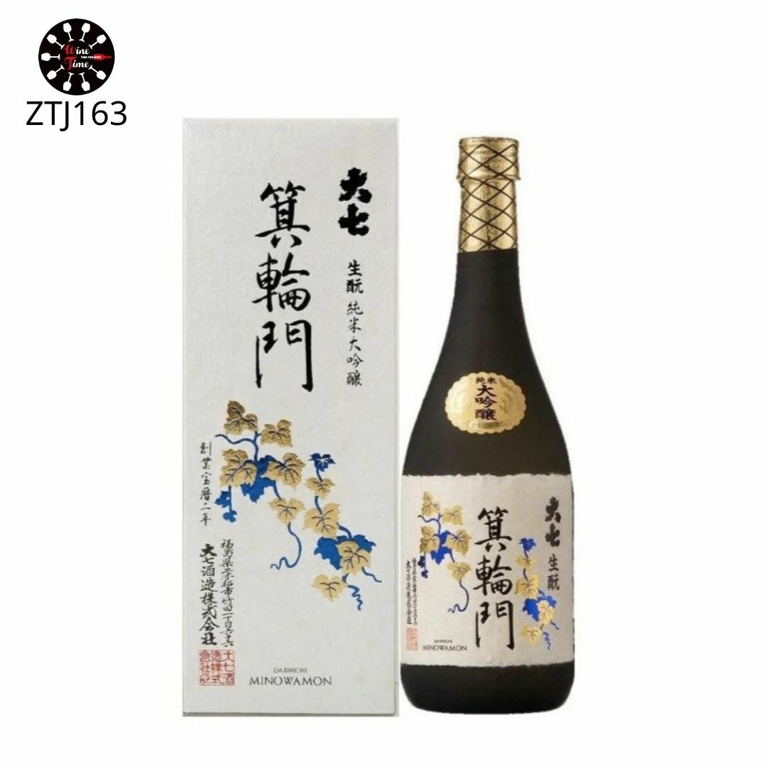 大七 箕輪門 (みのわもん) 生酛 純米大吟釀｜獨創「超扁平精米技術」X「生酛」