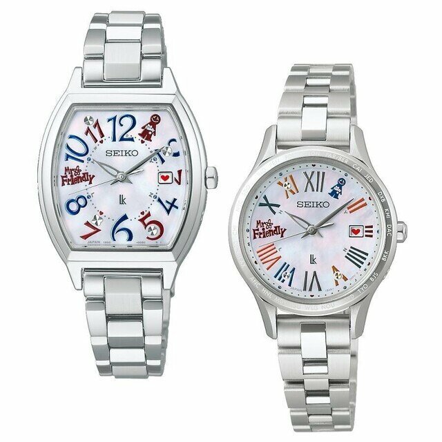 日本製 精工 SEIKO Lukia 30週年紀念女裝款手錶 MR.FRIENDLY合作限量款 SSVW237 酒桶型 , SSVV089 圓形 , 日本限量500隻