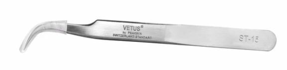 Vetus 睫毛尖鉗 (彎) Vetus Tweezer (Curved)