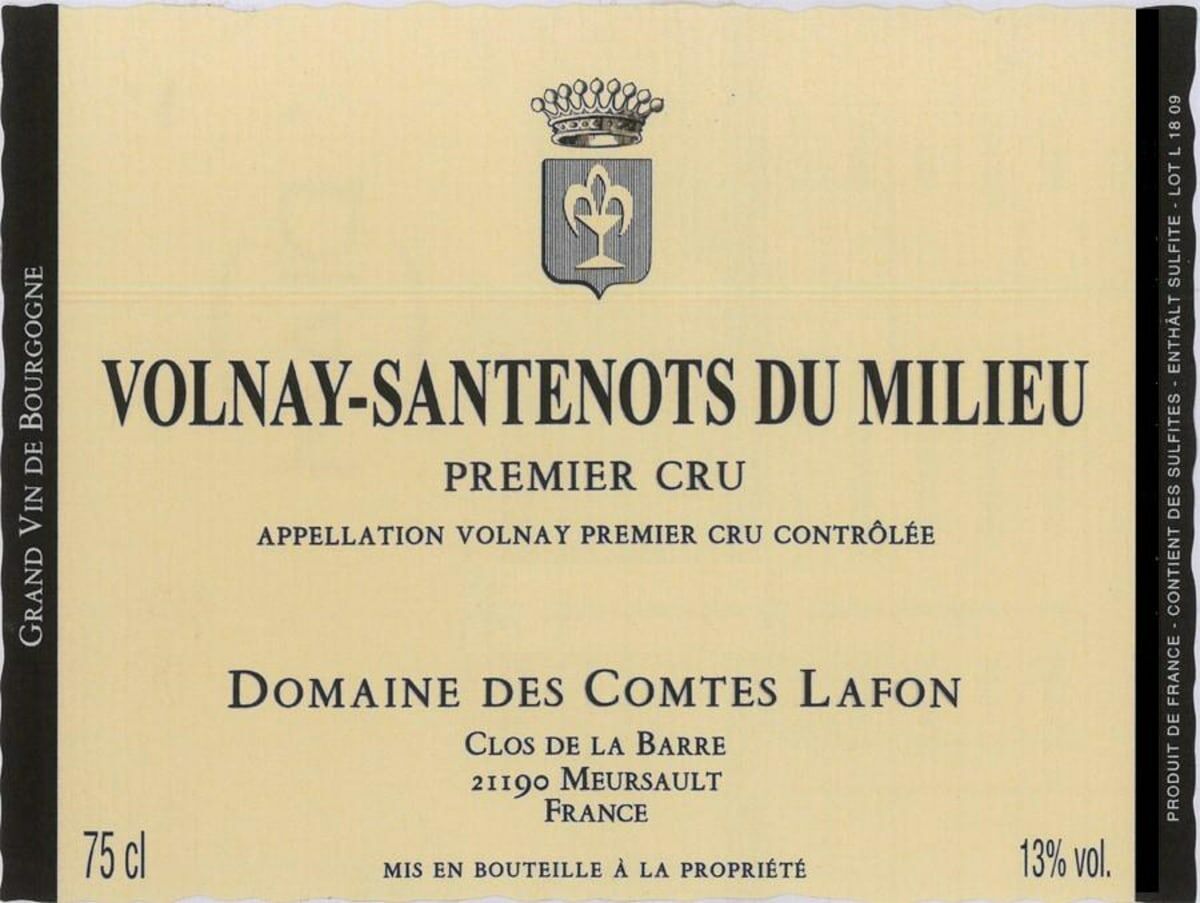 Comtes Lafon Volnay 1er Cru Clos Santenots Du Milieu 2021 (BH92)