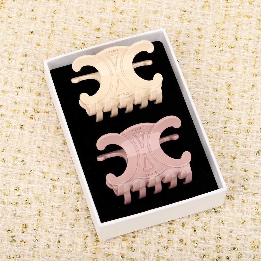 ce”奶奶軟糯糯立體凱旋門”樹酯定製髮夾