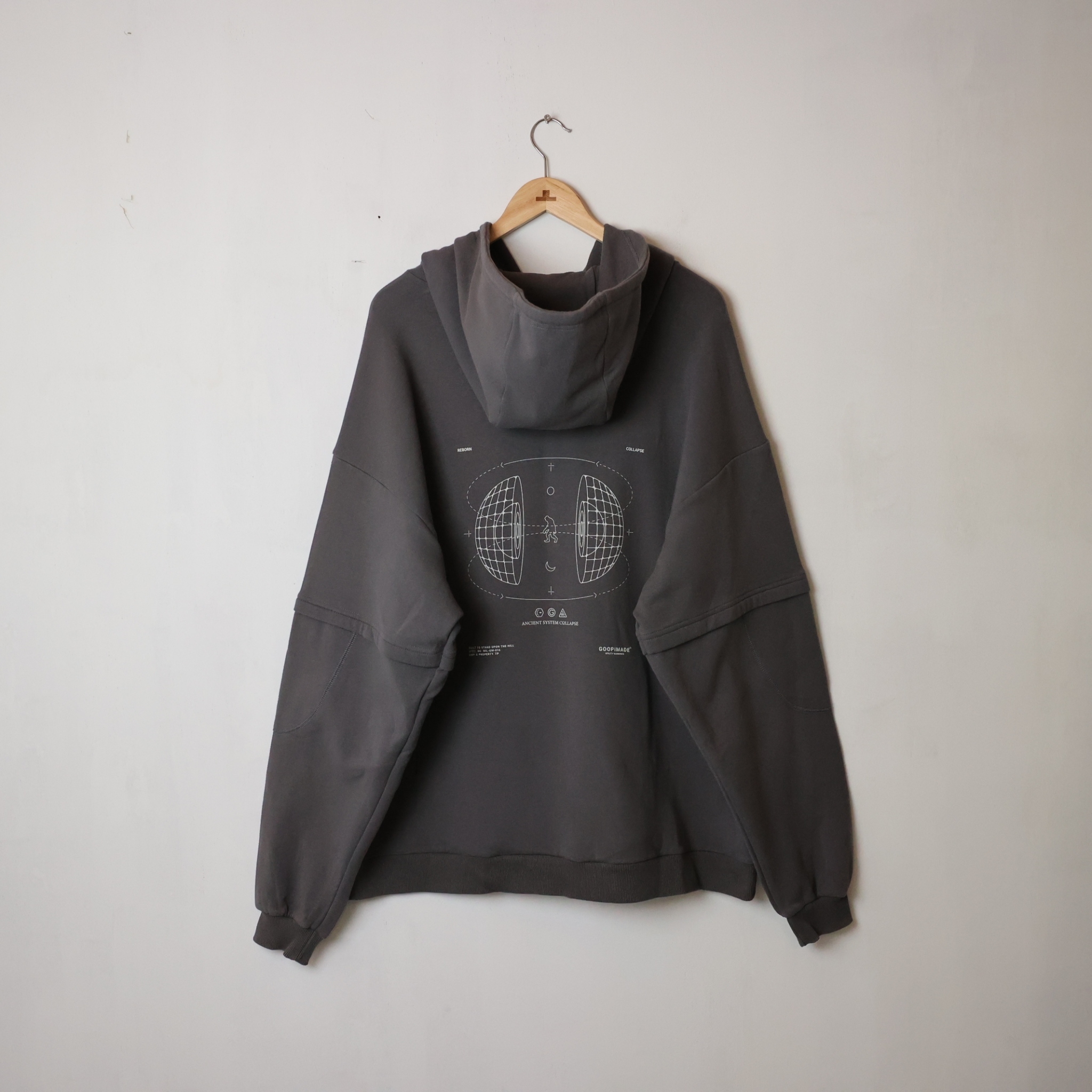 GOOPI H.L5S - “Combinatorics” Logo Hoodie SIZE 2