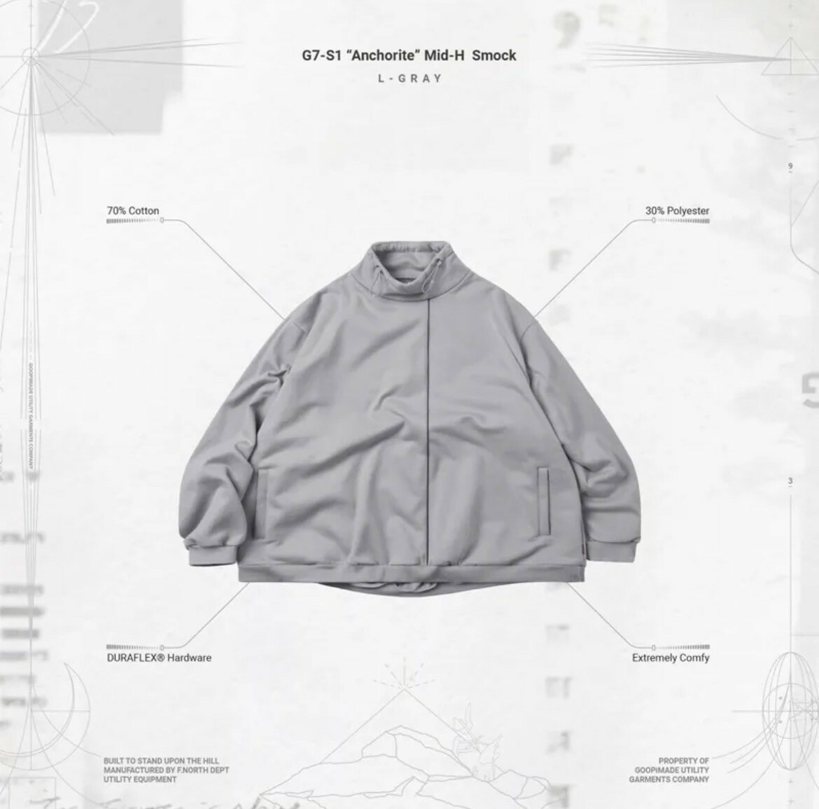 GOOPI G7-S1 “Anchorite” Mid-H Smock SIZE 1