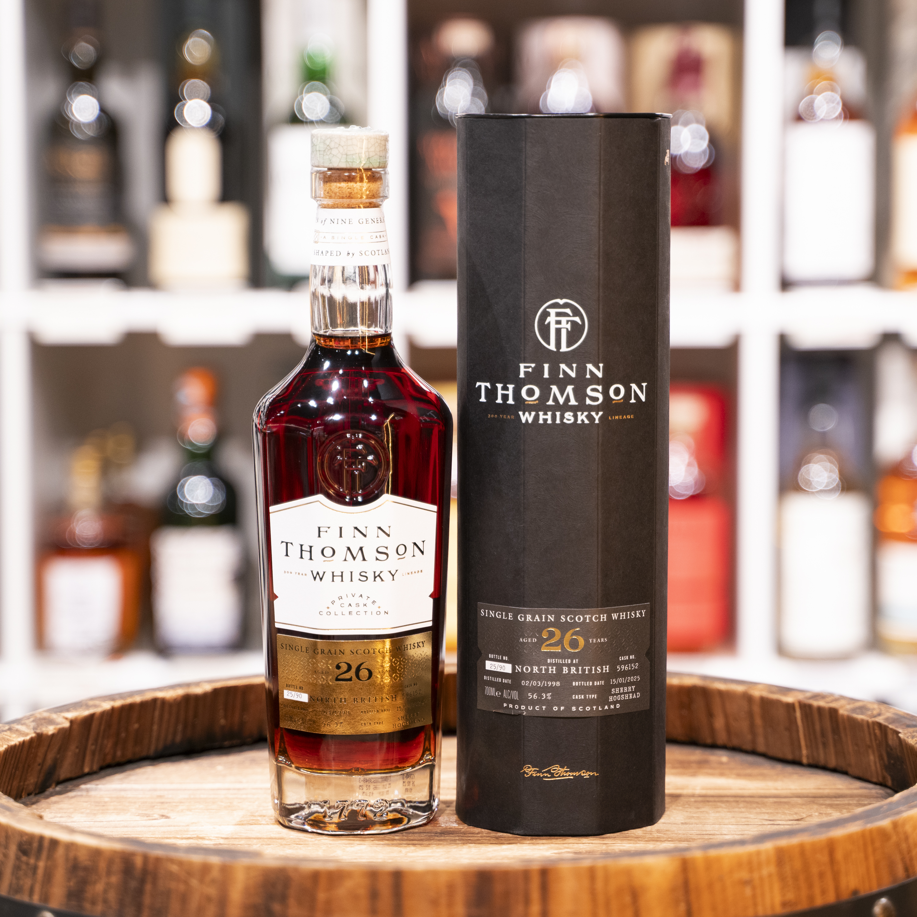 Finn Thomson North British Sherry Hogshead 26 Years Old (56.3%alc)
