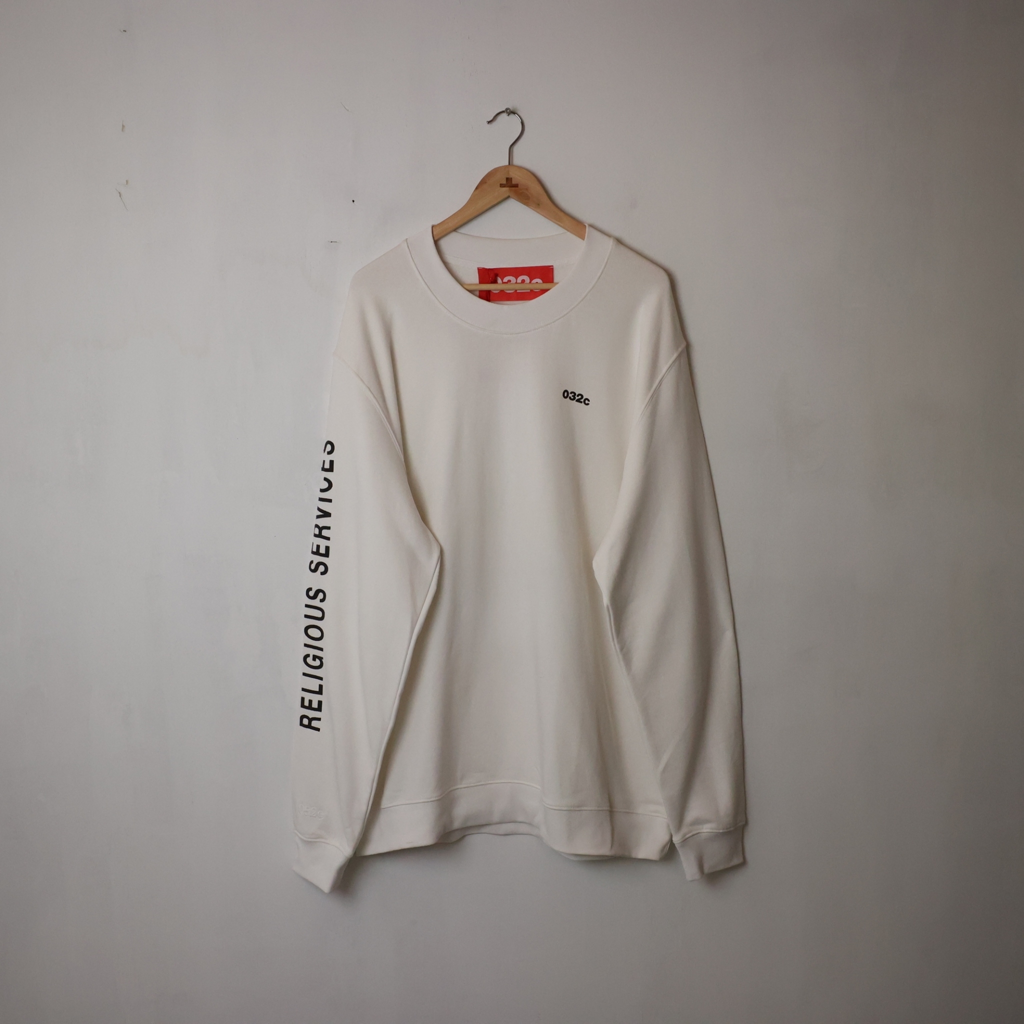032c AW17 Religious Services SSENSE Crewneck SIZE L