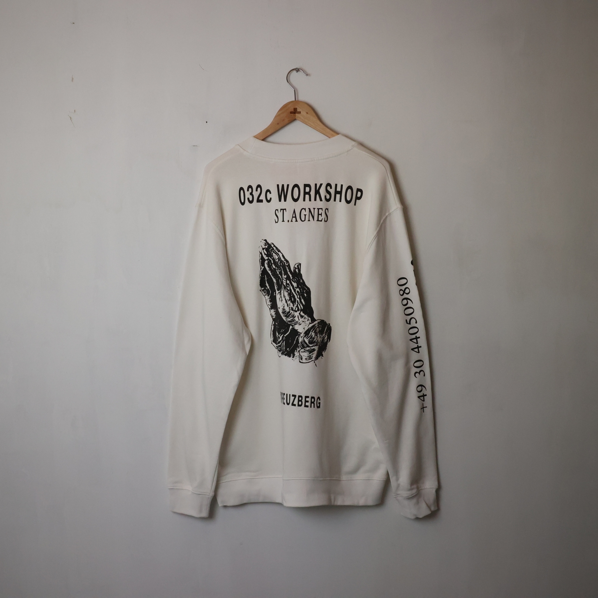 032c AW17 Religious Services SSENSE Crewneck SIZE L