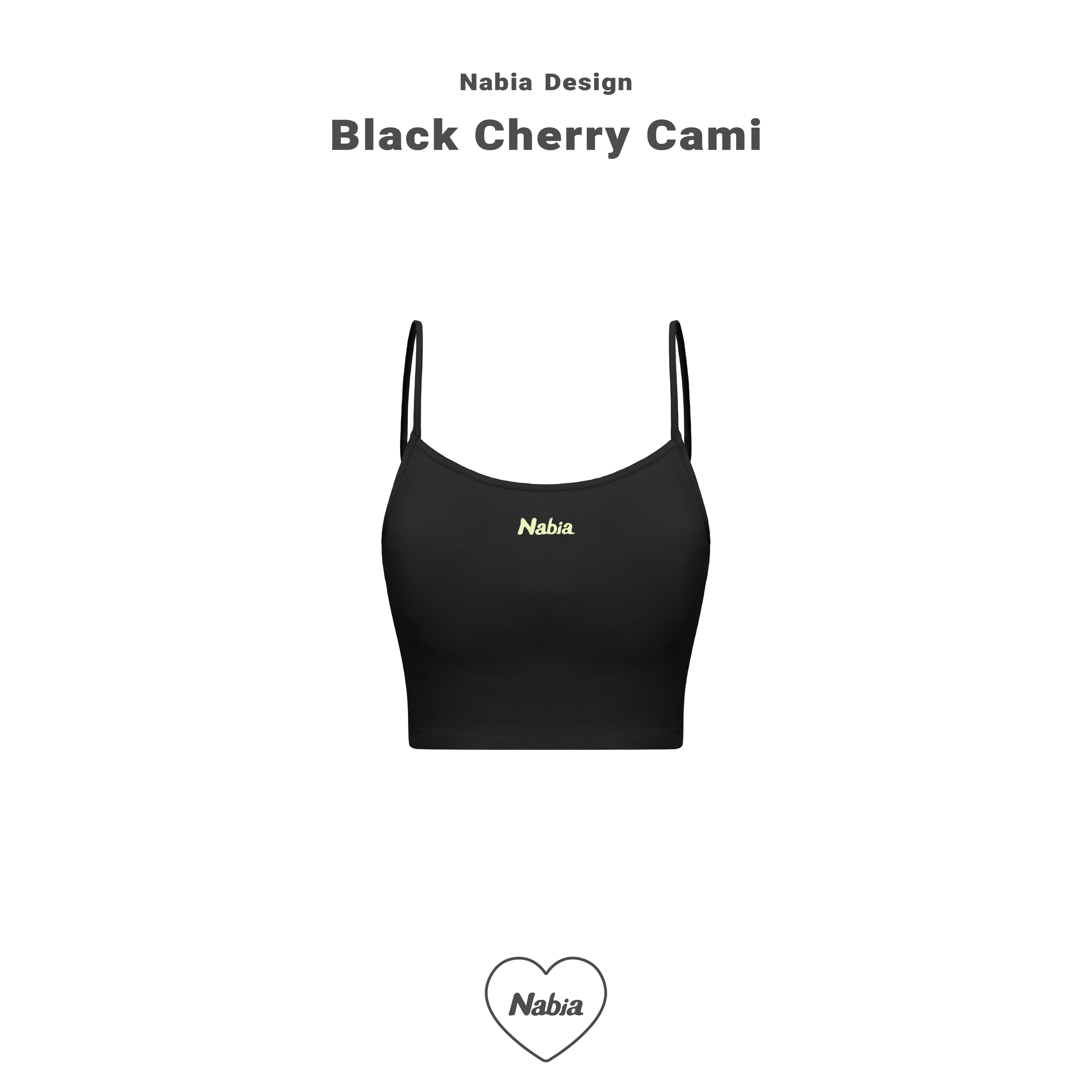 訂製款細肩兩穿Bra Top - 黑