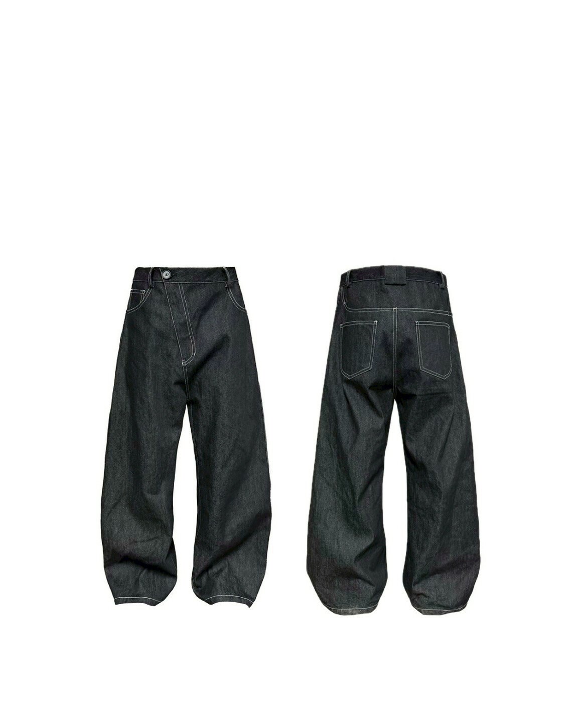 JCA 斜釦原色 大插袋 微喇彎刀版型 #牛仔褲