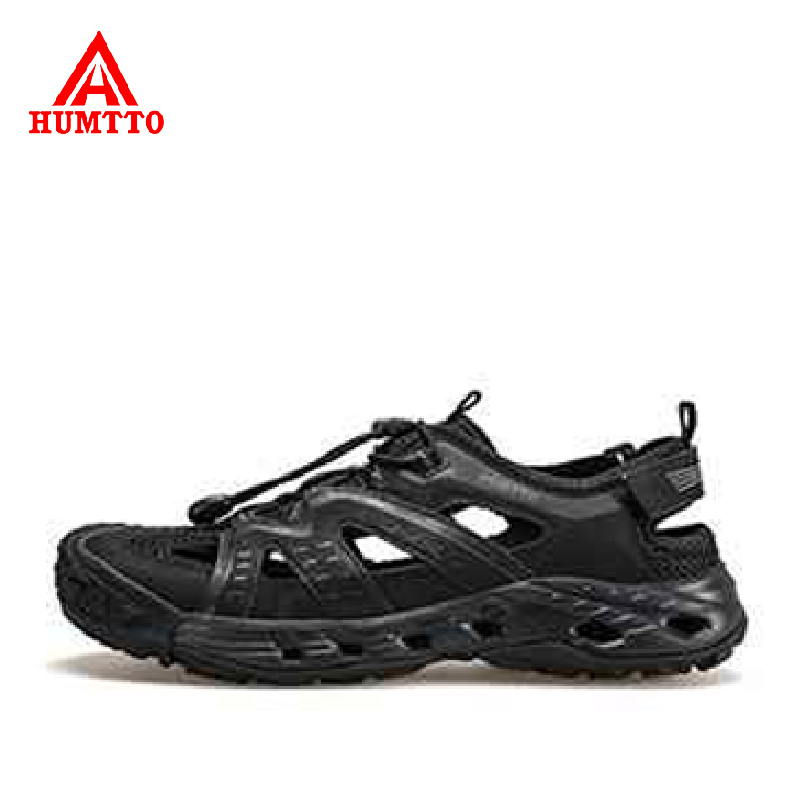 HUMTTO 悍途 男 戶外機能護趾涼鞋 (黑色) 戶外/溯溪 30PHT0221A