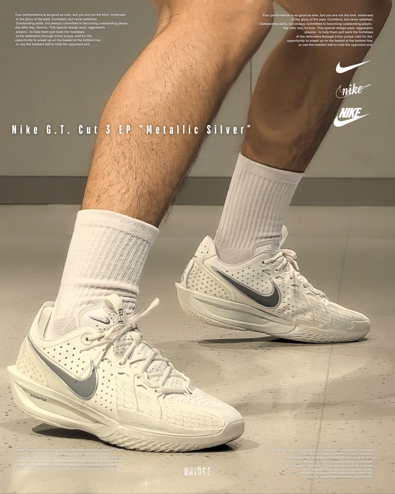 『滿級籃球員必穿 🔥』Nike G.T. Cut 3 EP “Metallic Silver” DV2918-106