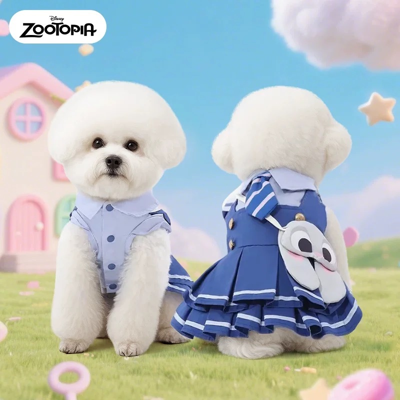 迪士尼疯狂动物城系列  ZOOTOPIA卡通朱迪尼克洛丽塔四季裙子 尺寸表在最后一张图