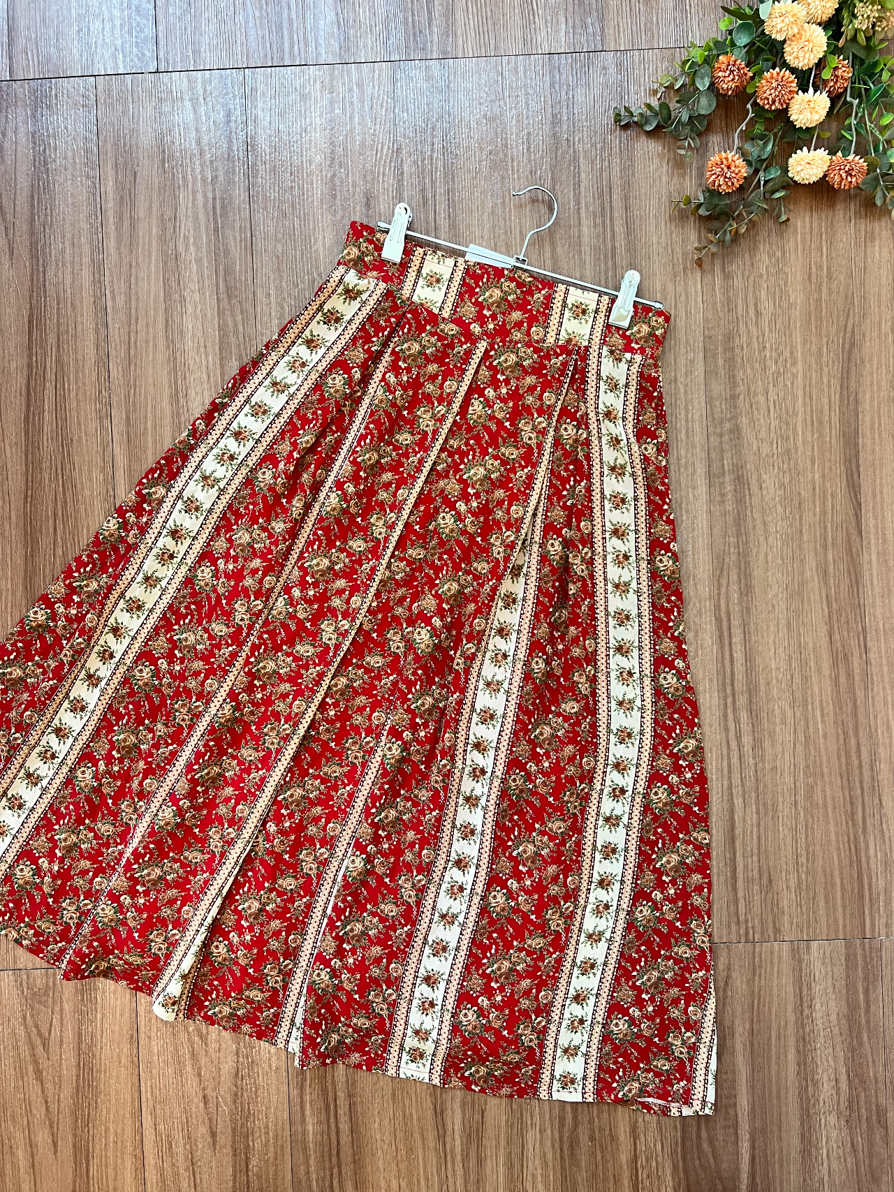 芬芳花田古著半身裙