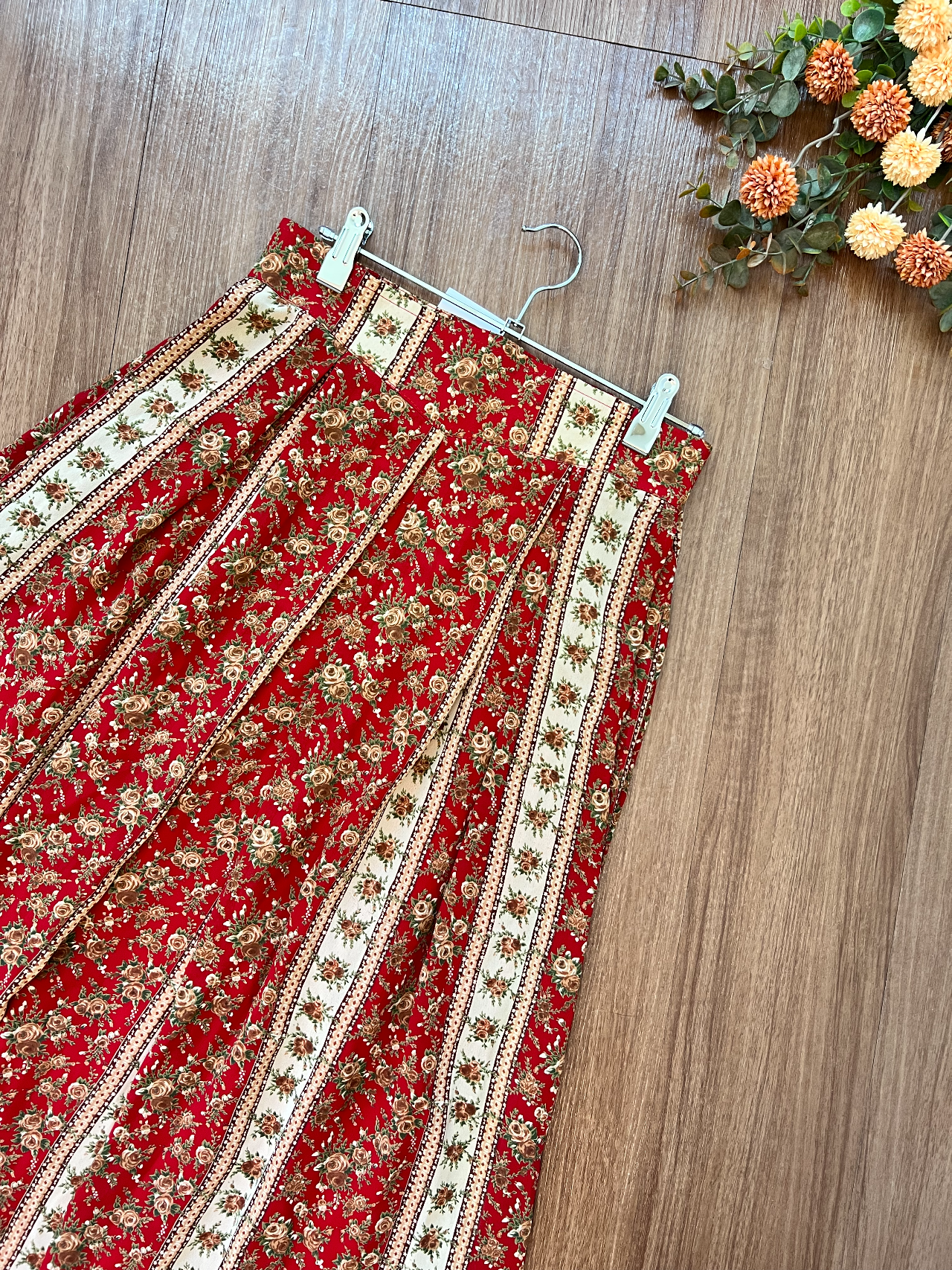 芬芳花田古著半身裙