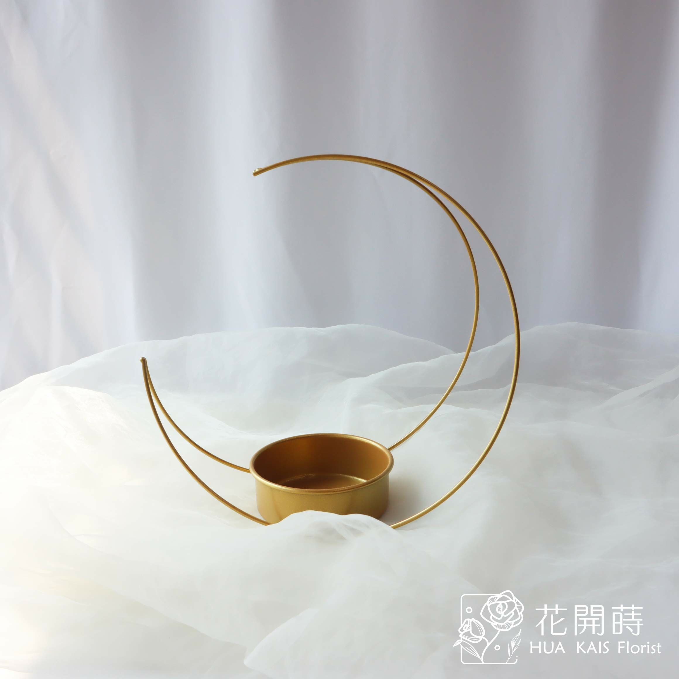 鐵藝盆器|月亮盆器