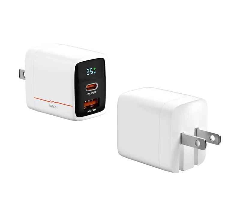WWNGS｜35W / 45W GaN 智慧顯示電源充電器