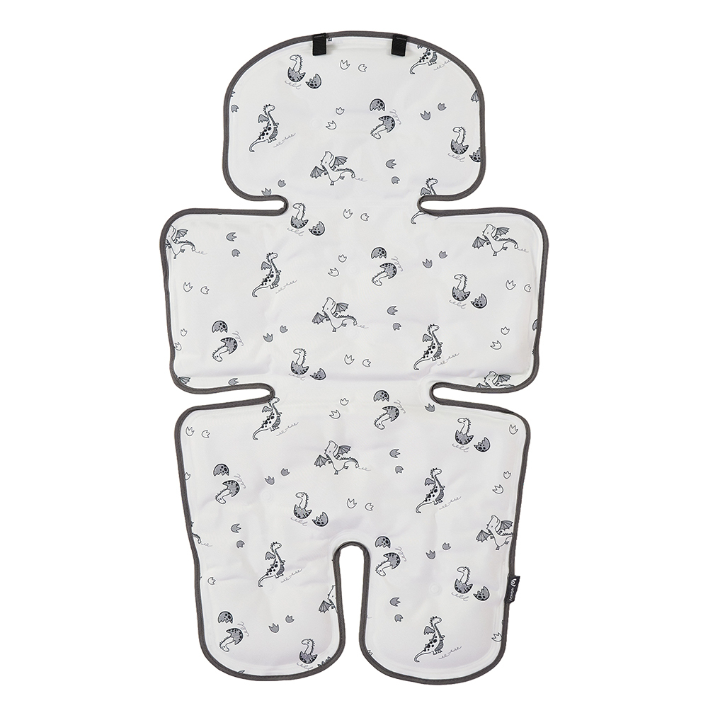 lolbaby韓國 Hi Jell-O涼感蒟蒻推車坐墊(防水隔尿款)｜飛天恐龍